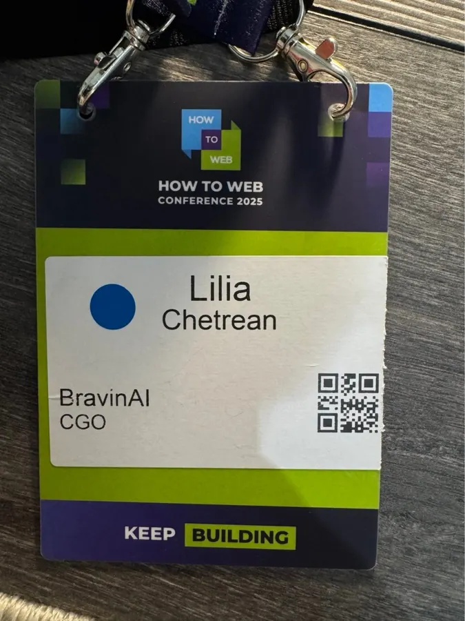 Badge How to Web Conference 2025, București