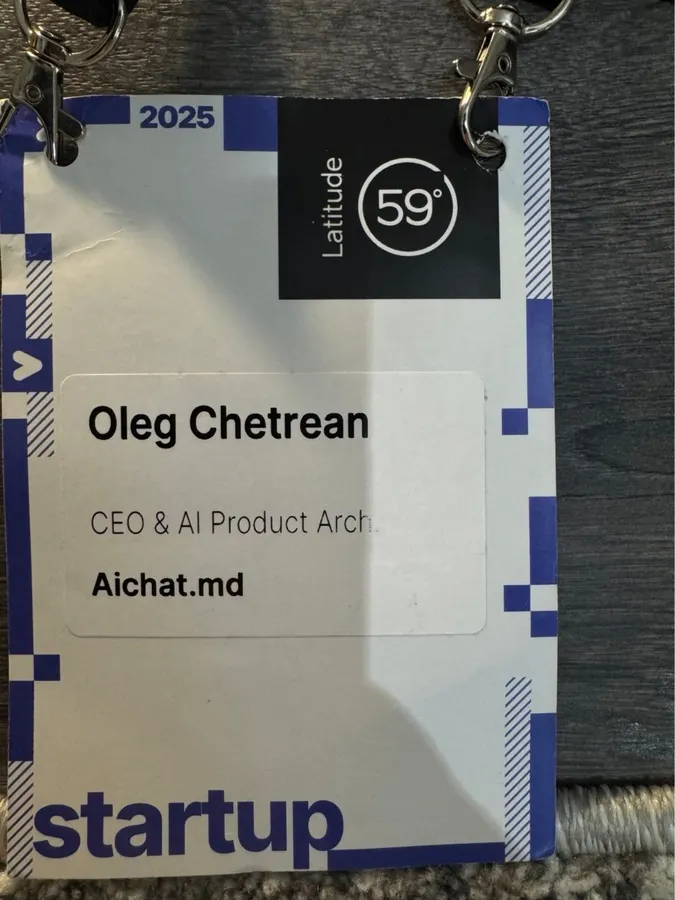 Badge Latitude59 2025, Tallinn