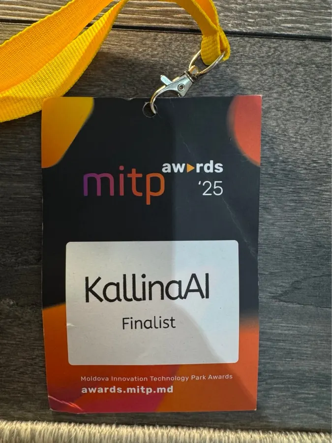Badge MITP Awards 2025, KallinaAI, Finalist