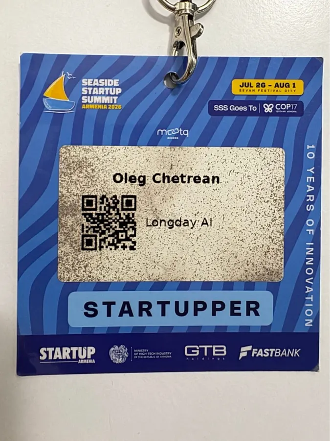 Badge Startupper, Seaside Startup Summit Armenia 2026